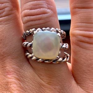 Mother of Pearl Pandora Stackable Rings set of 3